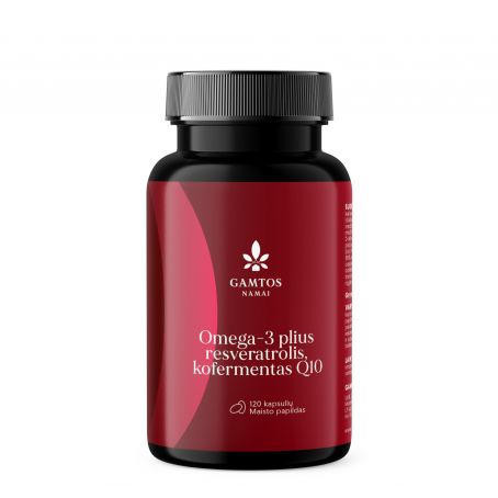 Omega-3 plius Resveratrolis, Kofermentas Q1