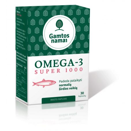 Super Omega-3 1000 Žuvų taukai
