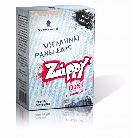 Vitaminai panelėms, paaugliams, jaunimui Zippy
