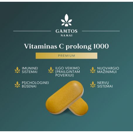 Vitaminas C Prolong 1000 mg